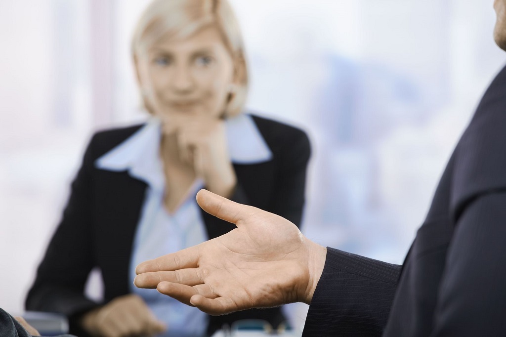 6508191 - hand in closeup, gesture at business meeting in office.